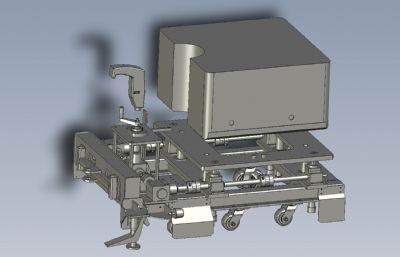 可移动式重型模具车STP格式图纸模型