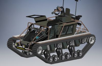 履带坦克,步战车STP模型