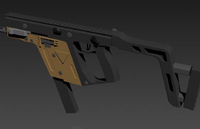 KRISS冲锋枪3D模型