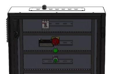 控制箱,电气柜STEP格式模型