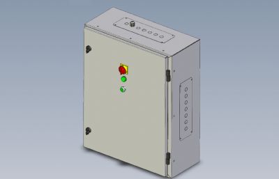 控制箱,电气柜STEP格式模型