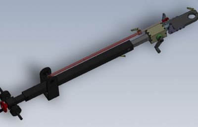 摄像机支撑机臂solidworks图纸模型