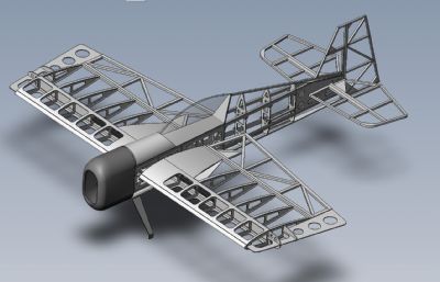 航模飞机solidworks设计图纸