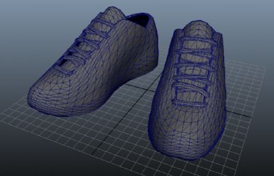 nike耐克运动鞋,篮球鞋,跑步鞋maya模型