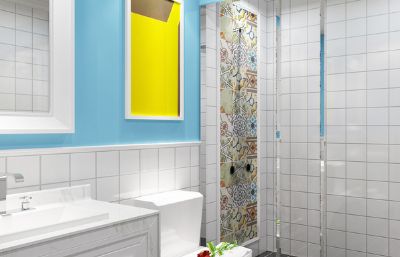 卫浴,洗手间3D模型
