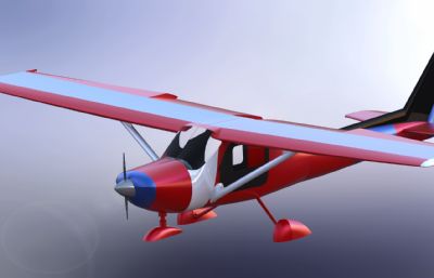 小型水上飞机,私人飞机Solidworks设计模型