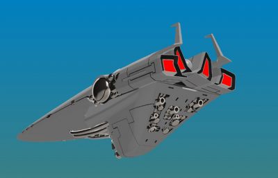 银河英雄传说中的一款飞船step格式模型