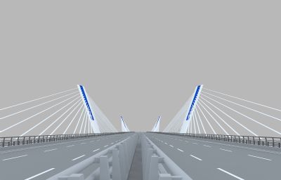 重庆嘉悦大桥,嘉陵江大桥3D模型
