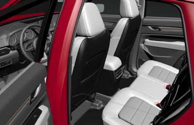 马自达CX-5四驱版汽车3D模型,带精细内饰,标准材质