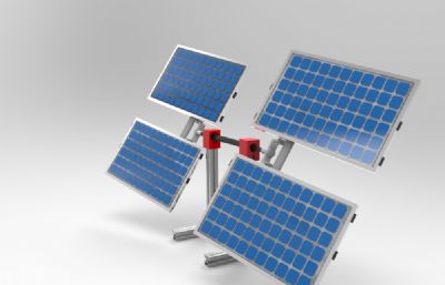 太阳能板支架STP格式模型