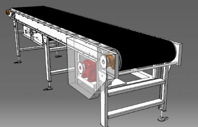 Standard Belt Conveyor标准带式输送机3D图纸 IGS