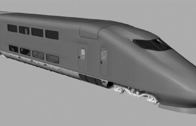 火车,动车车头3DM格式模型源文件