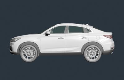 2019款长安CS85 Coupe汽车3D模型,MAX,FBX两种格式