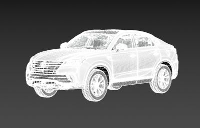 2019款长安CS85 Coupe汽车3D模型,MAX,FBX两种格式