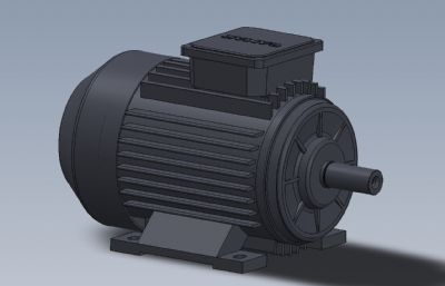 一级圆柱减速齿轮箱Solidworks设计模型