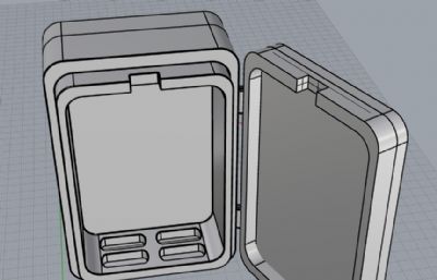 肥皂盒3DM格式模型-犀牛RHINO建模