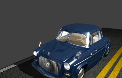 50年代民国宾利轿车3D模型