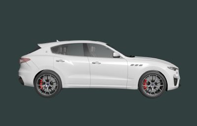 马萨拉蒂levante sq4 suv汽车3D模型