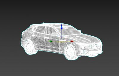 马萨拉蒂levante sq4 suv汽车3D模型