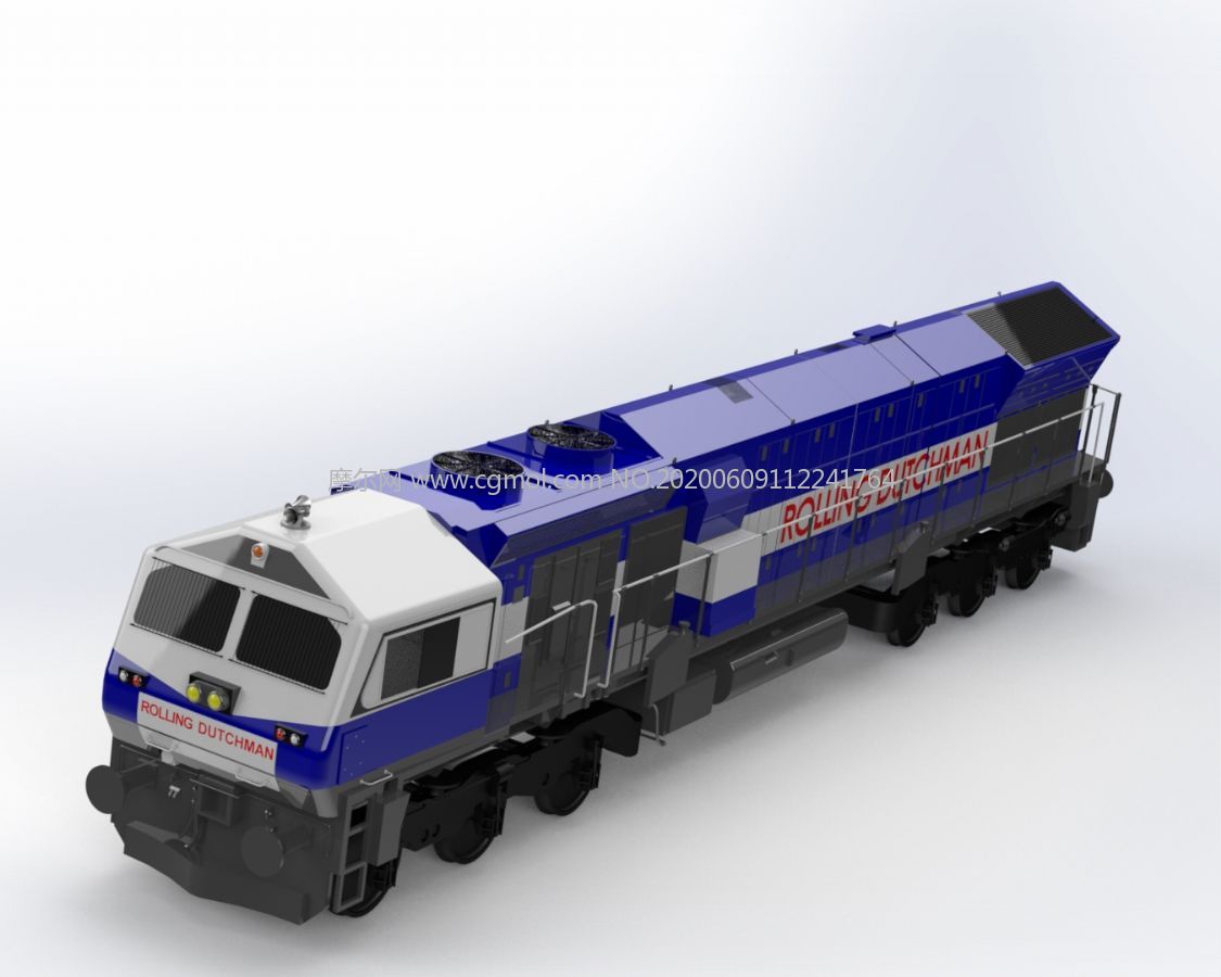 荷兰铁路机车火车头模型STEP格式