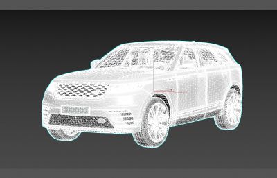 路虎VELAR汽车3D模型,带内饰