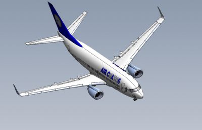 波音737-700客机Solidworks设计模型