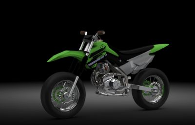 山地越野摩托车模型,Solidworks设计