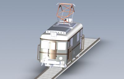 铁轨轨道火车IGS格式图纸模型
