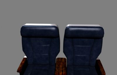 客机商务舱椅子座椅maya模型,MB,FBX两种格式