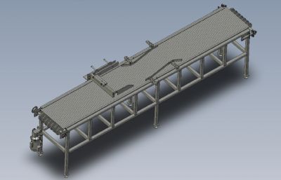 高密度输送线STEP格式模型