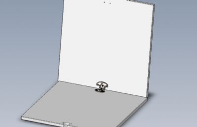 柜,木板连接铰链Solidworks设计图纸模型