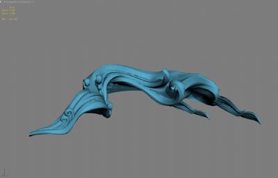 海浪花---艺术造型3D模型