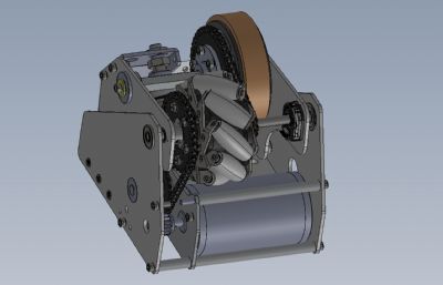 麦克纳姆轮-驱动轮Solidworks设计模型,附STEP格式文件