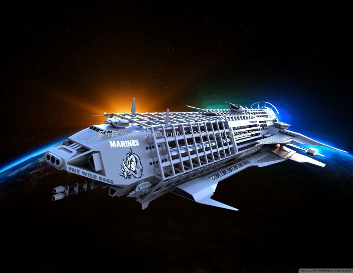 宇宙飞船模型制作|三维|机械/交通|天月一谷 - 原创作品 - 站酷 (ZCOOL)