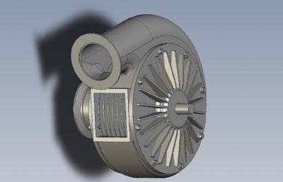 涡轮泵模型STEP格式模型