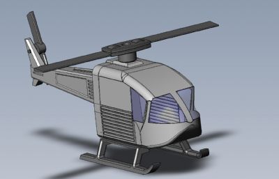 直升机玩具Solidworks设计模型