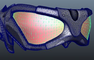 酷帅的科幻眼镜maya模型,MB,FBX两种格式