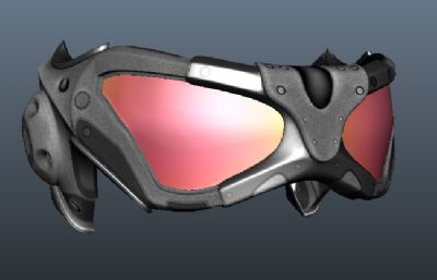 酷帅的科幻眼镜maya模型,MB,FBX两种格式