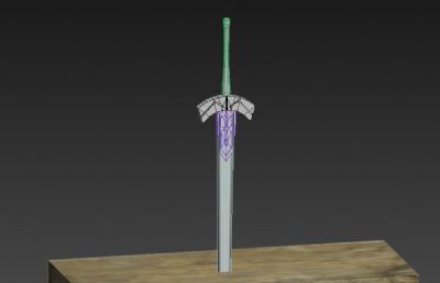 誓约胜利之剑3D模型素模