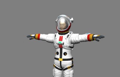 舱外宇航服,宇航员maya模型,MB,FBX格式文件