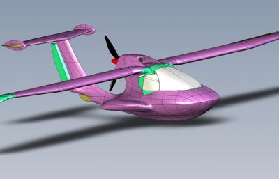 海空两用飞机IGS格式图纸模型