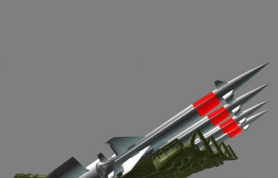 萨姆-3防空导弹maya模型