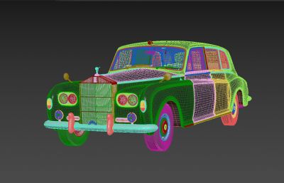 劳斯莱斯汽车3D模型,MAX,FBX格式