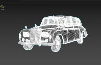 劳斯莱斯汽车3D模型,MAX,FBX格式