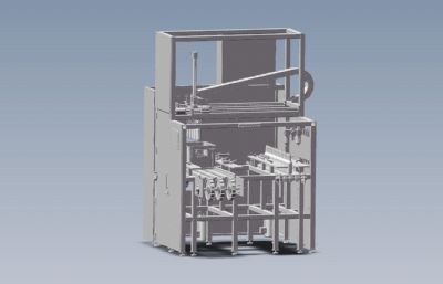 自动酒瓶装箱机Solidworks设计数模图纸
