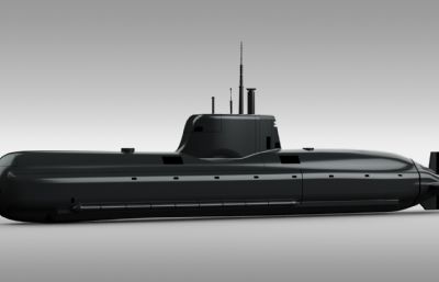 阿威格潜艇模型Solidworks设计