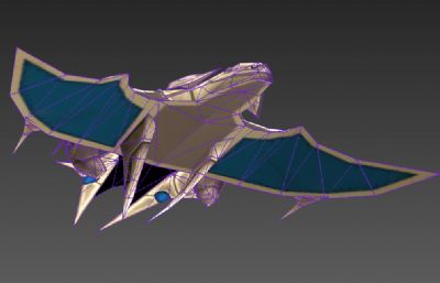 星际争霸凤凰战机3D模型,MAX,OBJ格式