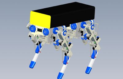 动物仿生机器人STP格式图纸