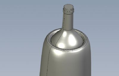 红酒啤酒冷酒器STEP格式图纸模型