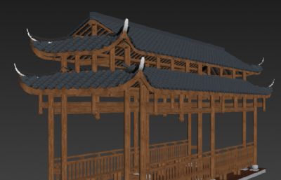 湘西风雨桥3D模型